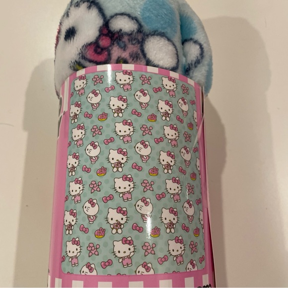 SET of 3 SANRIO HELLO KITTY & FRIENDS SILK TOUCH THROWS 40 X 50 KEROPPI CHOCOCAT - Picture 3 of 4